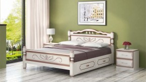 КАРИНА-5 Кровать из массива 1600 с 2-мя ящиками в Екатеринбурге - mebel24.online | фото 2
