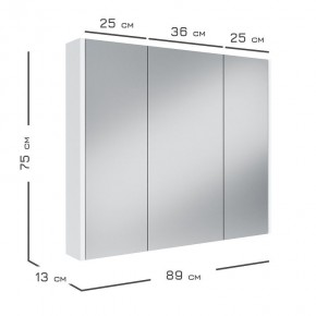 Кларити Шкаф зеркальный 16.312.05 в Екатеринбурге - mebel24.online | фото 3