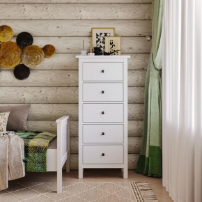 Комод 05 Кантри белый с пятью ящиками в Екатеринбурге - mebel24.online | фото 4