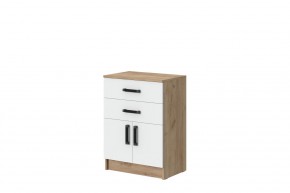 Комод Эконом (Дуб крафт золотой/Белый текстурный) в Екатеринбурге - mebel24.online | фото 1