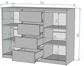 Комод Мальта K118 в Екатеринбурге - mebel24.online | фото 2