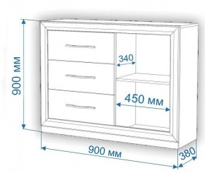 Комод Нобиле Км-120/38 ФГ в Екатеринбурге - mebel24.online | фото 2