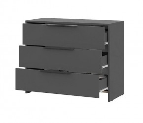 КАМЕЛИЯ 1 Серия 2 Комод 3 ящика Графит серый в Екатеринбурге - mebel24.online | фото 3