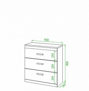 Комод Tiovo Км90 в Екатеринбурге - mebel24.online | фото 2