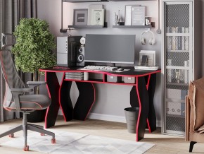 Компьютерный стол КЛ №9.0 (Черный/Красный) в Екатеринбурге - mebel24.online | фото 4