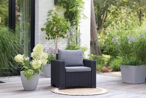 Комплект кресел Калифорния (California chair) графит в Екатеринбурге - mebel24.online | фото 1