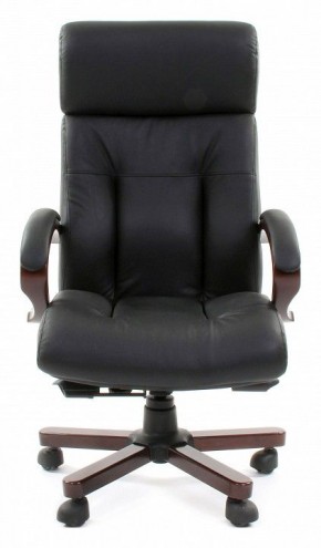 Кресло для руководителя Chairman 421 черный/орех темный, черный в Екатеринбурге - mebel24.online | фото 2