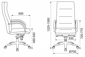 Кресло для руководителя T-9927SL/CHOKOLATE в Екатеринбурге - mebel24.online | фото 6