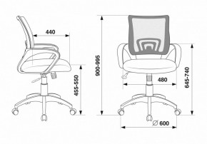 Кресло компьютерное CH-695N/BL/TW-11 в Екатеринбурге - mebel24.online | фото 12