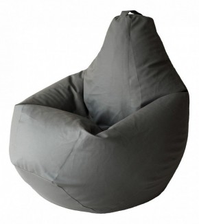Кресло-мешок Серая ЭкоКожа 3XL 150*110 см в Екатеринбурге - mebel24.online | фото