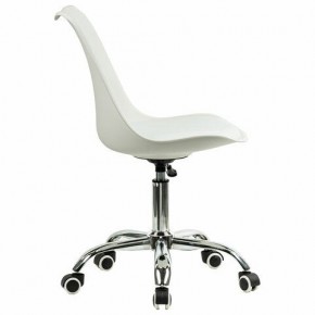 Кресло стул BRABIX "Eames MG-310 CH", хром, пластик белый, экокожа белая, 532923 в Екатеринбурге - mebel24.online | фото 3