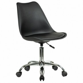 Кресло стул BRABIX "Eames MG-310 CH", хром, пластик черный, экокожа черная, 532925 в Екатеринбурге - mebel24.online | фото 2