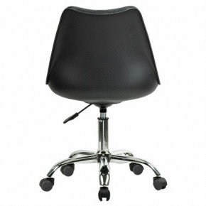 Кресло стул BRABIX "Eames MG-310 CH", хром, пластик черный, экокожа черная, 532925 в Екатеринбурге - mebel24.online | фото 4