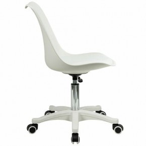 Кресло стул BRABIX "Eames MG-310 PL", пластик белый, экокожа белая, 532926 в Екатеринбурге - mebel24.online | фото 3