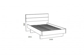 Кровать 1200х2000 "Морти" НМ 041.20 Х с основанием в Екатеринбурге - mebel24.online | фото 7