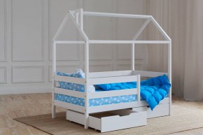 Кровать-домик 80*160 Белый в Екатеринбурге - mebel24.online | фото 3