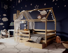 Кровать-домик 80*190 без покраски в Екатеринбурге - mebel24.online | фото