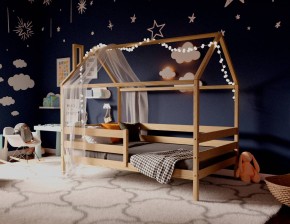 Кровать-домик 80*190 без покраски (без ящиков) в Екатеринбурге - mebel24.online | фото