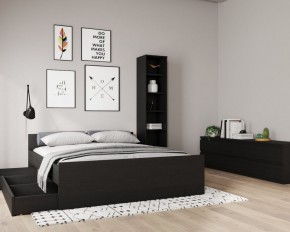 Кровать ОРИОН двухспальная с ортопедическим основанием 180х200, цвет Дуб Венге в Екатеринбурге - mebel24.online | фото 3