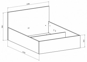 Кровать полутораспальная Виктория ВИ-37 в Екатеринбурге - mebel24.online | фото 4