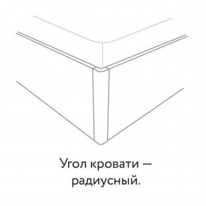 Кровать "Сандра" БЕЗ основания 1200х2000 в Екатеринбурге - mebel24.online | фото 3