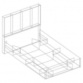 Кровать "Сандра" БЕЗ основания 1200х2000 в Екатеринбурге - mebel24.online | фото 4