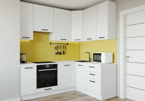 Кухонный гарнитур Белый Глянец 2200*1600 h950 (Стол. 26мм) в Екатеринбурге - mebel24.online | фото