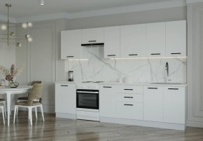 Кухонный гарнитур Белый Глянец 3000 (Стол. 26мм) в Екатеринбурге - mebel24.online | фото