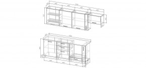 Кухонный гарнитур Капри 2550 (Стол. 38мм) в Екатеринбурге - mebel24.online | фото 2