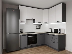 Кухонный гарнитур Меренга 2200*1600 h950 (Стол. 38мм) в Екатеринбурге - mebel24.online | фото