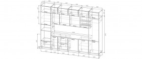 Кухонный гарнитур Санторини 3400 (Стол. 38мм) в Екатеринбурге - mebel24.online | фото 2