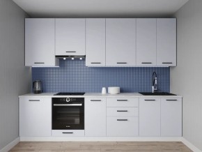 Кухонный гарнитур Смоки 2400 h950 (Стол. 38 мм) в Екатеринбурге - mebel24.online | фото 1