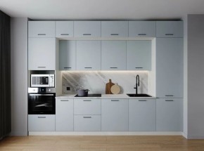 Кухонный гарнитур Смоки 3400 (Стол. 38мм) в Екатеринбурге - mebel24.online | фото