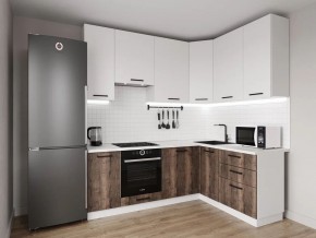 Кухонный гарнитур Старое Дерево 2200*1600 h950 (Стол. 38мм) в Екатеринбурге - mebel24.online | фото