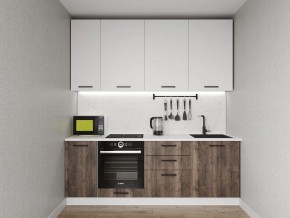 Кухонный гарнитур Старое Дерево 2200 h950 (Стол. 26мм) в Екатеринбурге - mebel24.online | фото