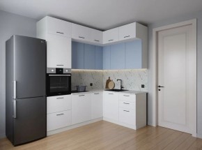Кухонный гарнитур угловой Капри 2200*1700 (Стол. 26мм) в Екатеринбурге - mebel24.online | фото