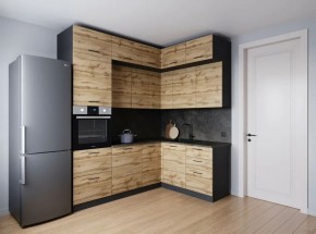 Кухонный гарнитур угловой Крафт 2200*1700 (Стол. 26мм) в Екатеринбурге - mebel24.online | фото