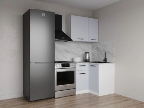 Кухонный гарнитур угловой Смоки 1000*1000 (Стол. 38 мм) в Екатеринбурге - mebel24.online | фото 1