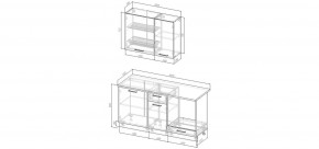 Кухонный гарнитур Виола 1600 (Стол. 38мм) в Екатеринбурге - mebel24.online | фото 2