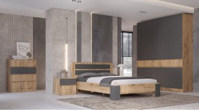 ЛЕНОРА Спальный гарнитур (модульный) графит в Екатеринбурге - mebel24.online | фото
