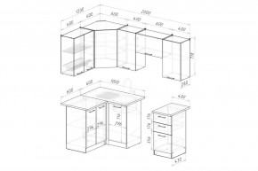 ЛИОРА Кухонный гарнитур Оптима 5 (1200*2000 мм) в Екатеринбурге - mebel24.online | фото 2