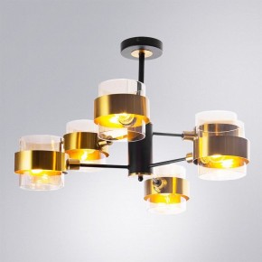 Люстра на штанге Arte Lamp Carlo A8205SP-6BK в Екатеринбурге - mebel24.online | фото 2