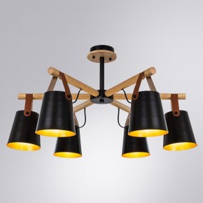 Люстра на штанге Arte Lamp Thomas A7032PL-6BK в Екатеринбурге - mebel24.online | фото 2