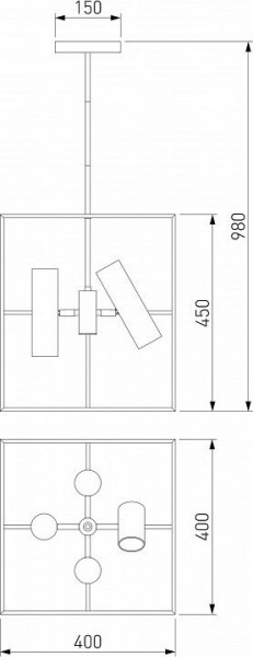 Люстра на штанге Eurosvet Adamson 70142/8 латунь в Екатеринбурге - mebel24.online | фото 2