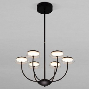 Люстра на штанге Eurosvet Fungo 50388 LED черный в Екатеринбурге - mebel24.online | фото
