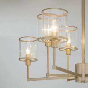 Люстра на штанге Eurosvet Inari 60144/8 золото в Екатеринбурге - mebel24.online | фото 2