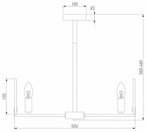 Люстра на штанге Eurosvet Marble 60158/5 латунь в Екатеринбурге - mebel24.online | фото 3