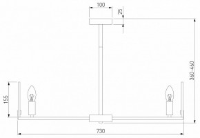 Люстра на штанге Eurosvet Marble 60158/7 латунь в Екатеринбурге - mebel24.online | фото 2