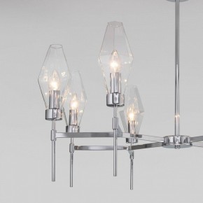 Люстра на штанге Eurosvet Prism 60143/8 хром в Екатеринбурге - mebel24.online | фото 4
