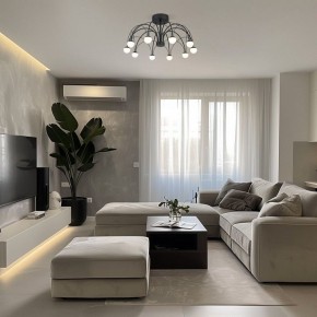 Люстра на штанге Eurosvet Ragno 90035/10 LED черный в Екатеринбурге - mebel24.online | фото 5
